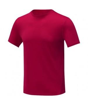 T-SHIRT KRATOS À MANCHES COURTES COOL FIT POUR HOMME ROUGE - TEXTILES DE SPORT PERSONNALISÉS
