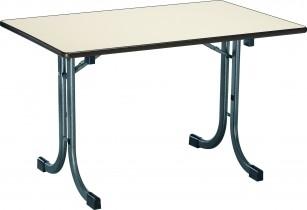 Table rectangle Varèse - pliante et empilable - plateau mélaminé résistant - 3 dimensions disponibles_0