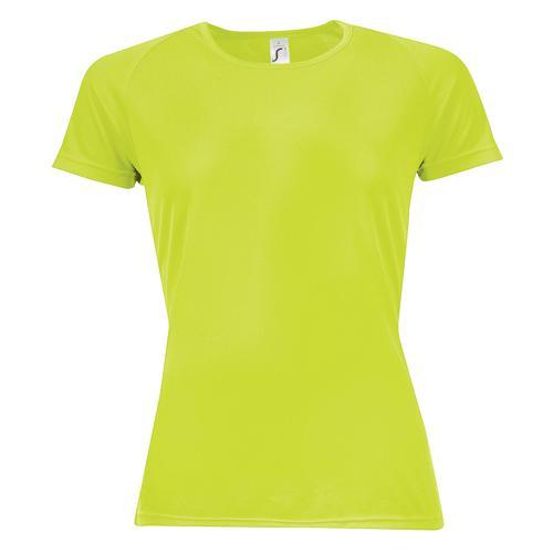 TEE-SHIRT PERSONNALISABLE MULTITECH PESFÉMININ VERT FLUO