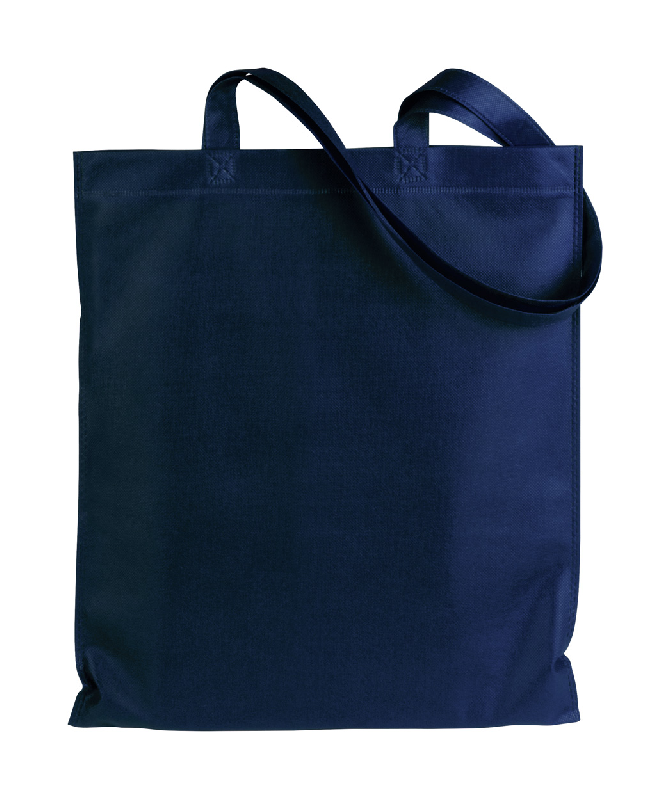 Tote bag publicitaire non-tissé - anses longues - 70 g/m² - bleu foncé - 31,67 g_0