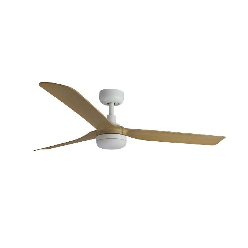 Ventilateur de plafond FARO 338161S Pun, acier, marron et blanc mat, FARO - marron Bois massif 338161S_0