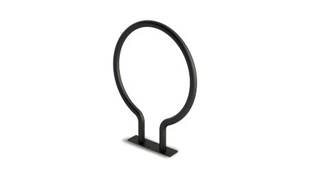 Arceau urbain Omega 05.029 - Zano - en acier noir ou inoxydable - diamètre 76 mm - hauteur 92 cm_0