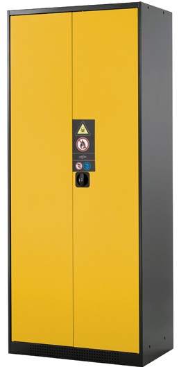 Armoire de sécurité pour produits dangereux - Portes pleines - 821 litres - Construction robuste en acier époxy_0