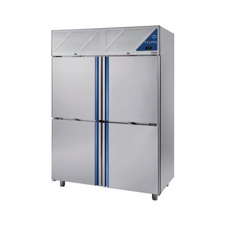 Armoire réfrigérée double température 0/+10°C et -18/-22°C - 4 portillons - 1400 L - sans groupe logé - DA1404PNSG-3 - Dalmec_0
