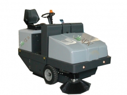 Balayeuse industrielle grande capacité R120E - électrique, diesel, essence, ou GPL - largeur jusqu'à 1350 mm_0