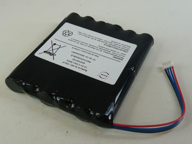 BATTERIE NIMH 12X AA 12S1P ST5 14.4V 2.5AH JST_0