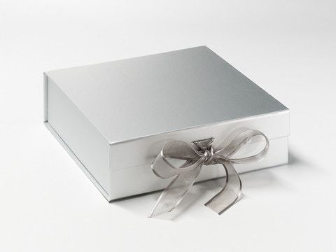 Bnbm - Boîtes pliantes aimantées avec ruban - 217x207x60 et 186x186x195 - Carton haute densité - Personnalisations multiples_0