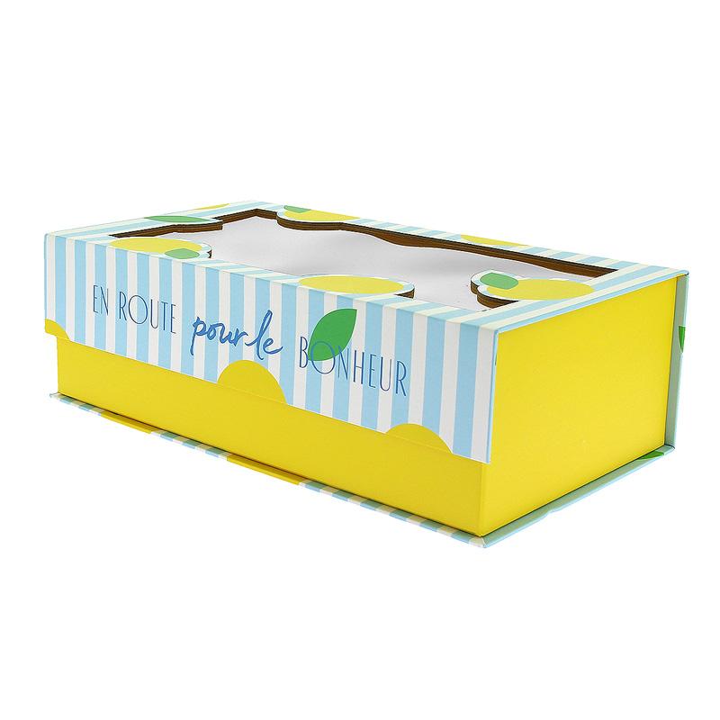 Boite carton rectangle pliable Bonheur 32x18 -_0