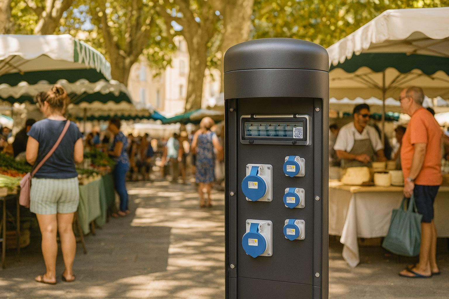 Borne foraine de distribution d'énergie fixe - BOMBER_1