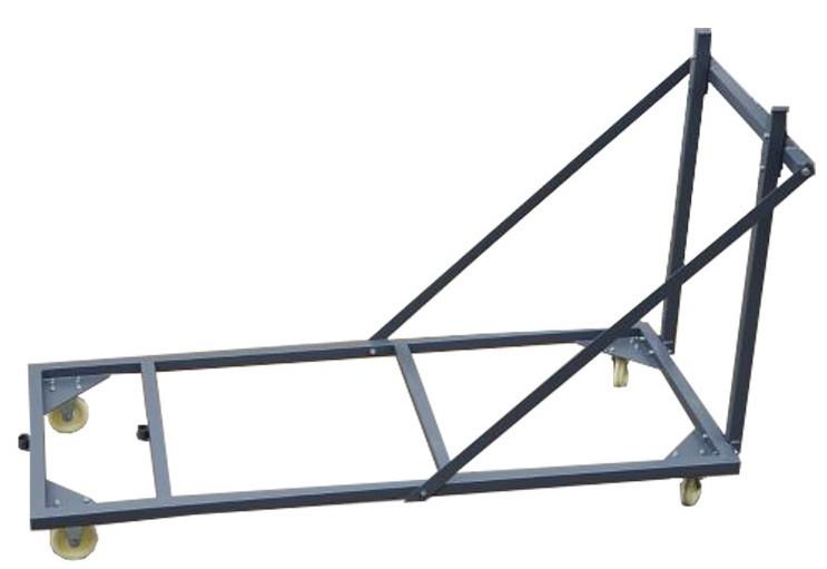 Chariot de transport pour tables pliantes rectangulaires - Modèle Tarragone - Capacité 20 tables - Acier gris_0