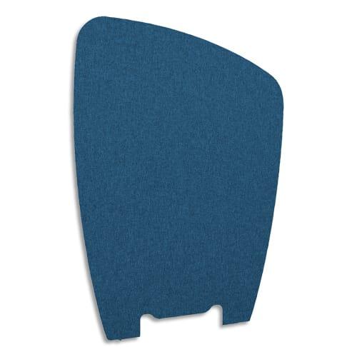 Gautier office cloison séparation bas l88 menhir tissu bleu, pour bureau - dim. L.88 x h.117 x p.3 cm_0