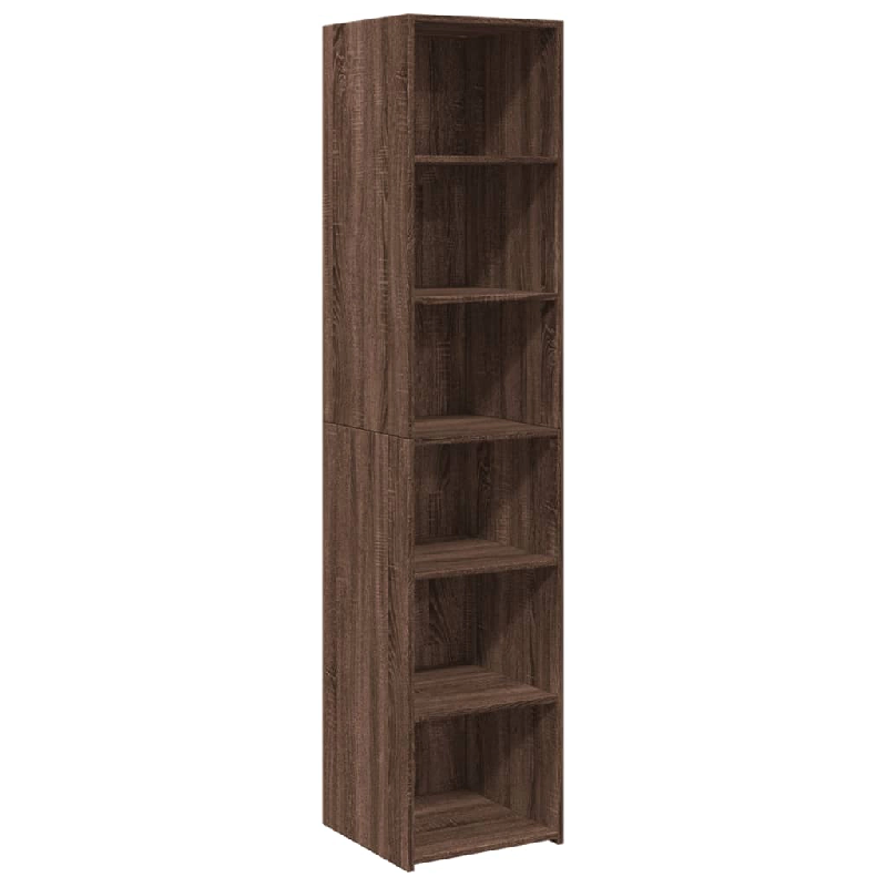 Helloshop26 - Buffet bahut commode armoire meuble de rangement organisateur cuisine salle de séjour salon haut 40 x 41 x 185 cm bois 02_0033714 - 300_0