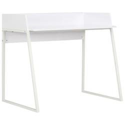 Helloshop26 - Bureau table poste de travail meuble d'ordinateur informatique étude 90 x 60 x 88 cm blanc 02_0023531 - 3000214370132_0
