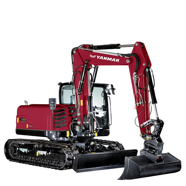 Midi-pelle à rayon conventionnel pour les petits chantiers - SV120 YANMAR_0
