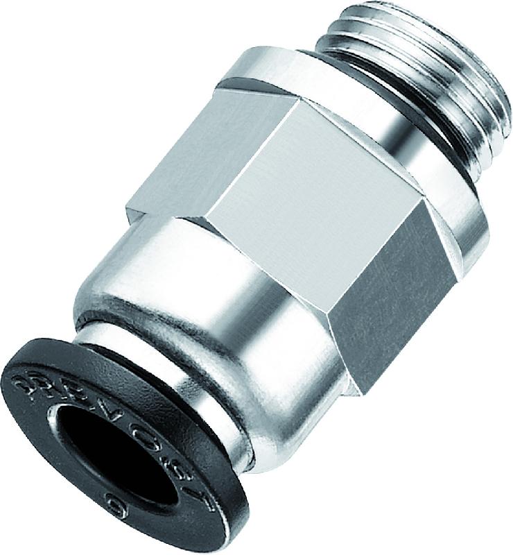 Sodise - Raccord droit mâle cylindrique - Réf. 01718 - Pour tuyau diamètre extérieur 4 mm - Marque Topcar_0