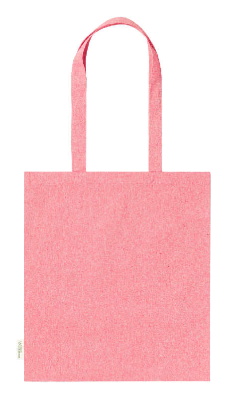Tote bag en coton recyclé - réutilisable avec longues poignées - 100% coton - 140 g/m²_0