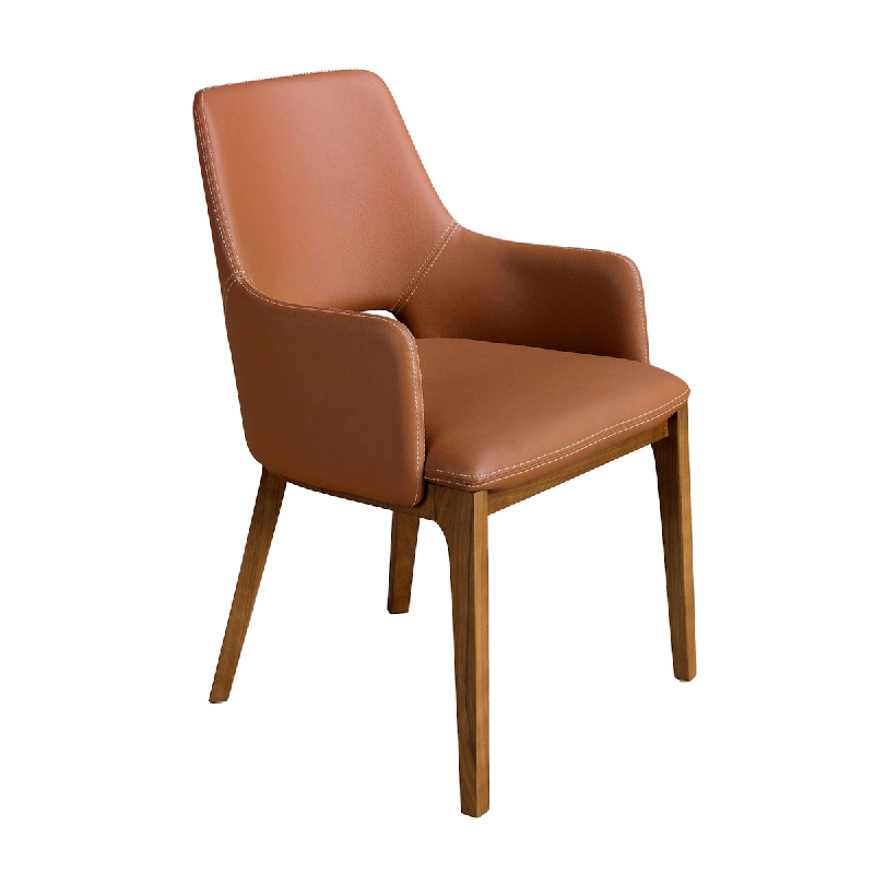 AC ANGEL CERDA Angel Cerdá Chaise en similicuir marron 4157C 54 x 61 x 83 - marron fourrure 8435631033431_0