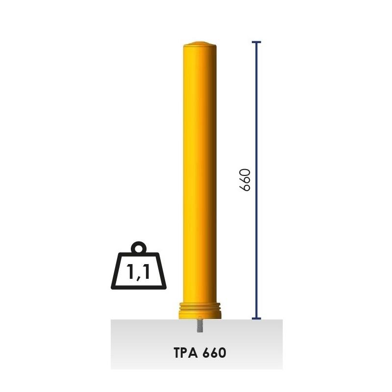 Balise flexible à mémoire de forme Ø80 - 660 / Noir / Jaune_0
