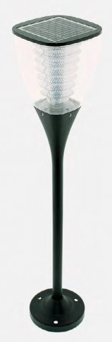 Borne solaire Julia 2N - éclairage permanent, panneau photovoltaïque monocristallin, 16 LED et batterie Lithium Li-Ion_0