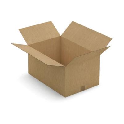 Caisse carton Galia double cannelure avec rabats 60x40x30 cm, lot de 10_0