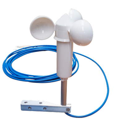 Anémomètre de vent WS50 - mesure jusqu'à 50 m/s - pour tracker solaire avec fixation métallique_0