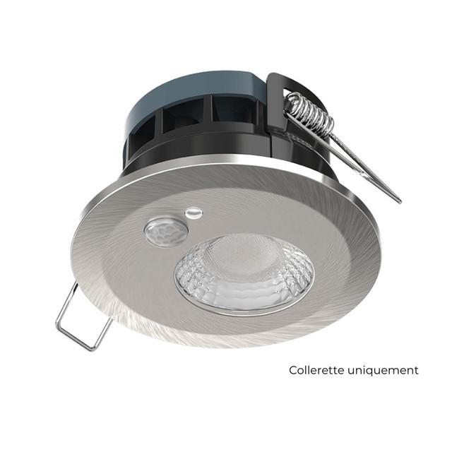 Collerette ronde alu brossé pour draco et draco pro - r101bs - solum_0