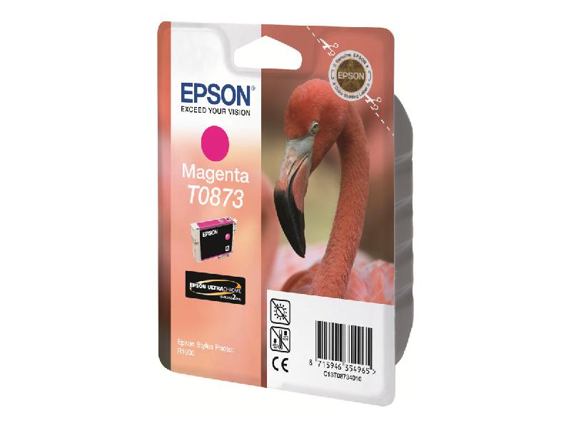 EPSON T0873 - MAGENTA - ORIGINAL - CARTOUCHE D'ENCRE
