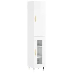 Helloshop26 - Buffet bahut commode armoire meuble de rangement organisateur cuisine salle de séjour salon haut brillant 34,5 x 34 x 02_0032862 - 3000_0