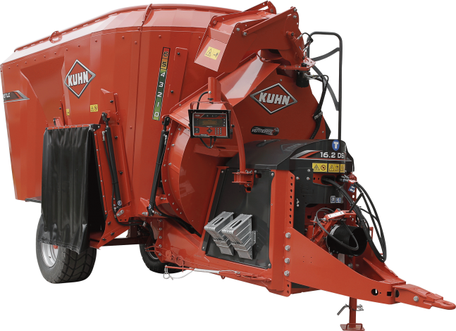 Mélangeuse traînée Profile Plus 20.2 DS - 2 vis verticales, turbine de paillage et distribution latérale - Kuhn_0