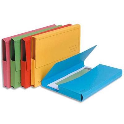 PAQUET DE 50 CHEMISES A POCHE EXACOMPTA FOREVER EN CARTE RECYCLEE 290 G - COLORIS ASSORTIS VIF