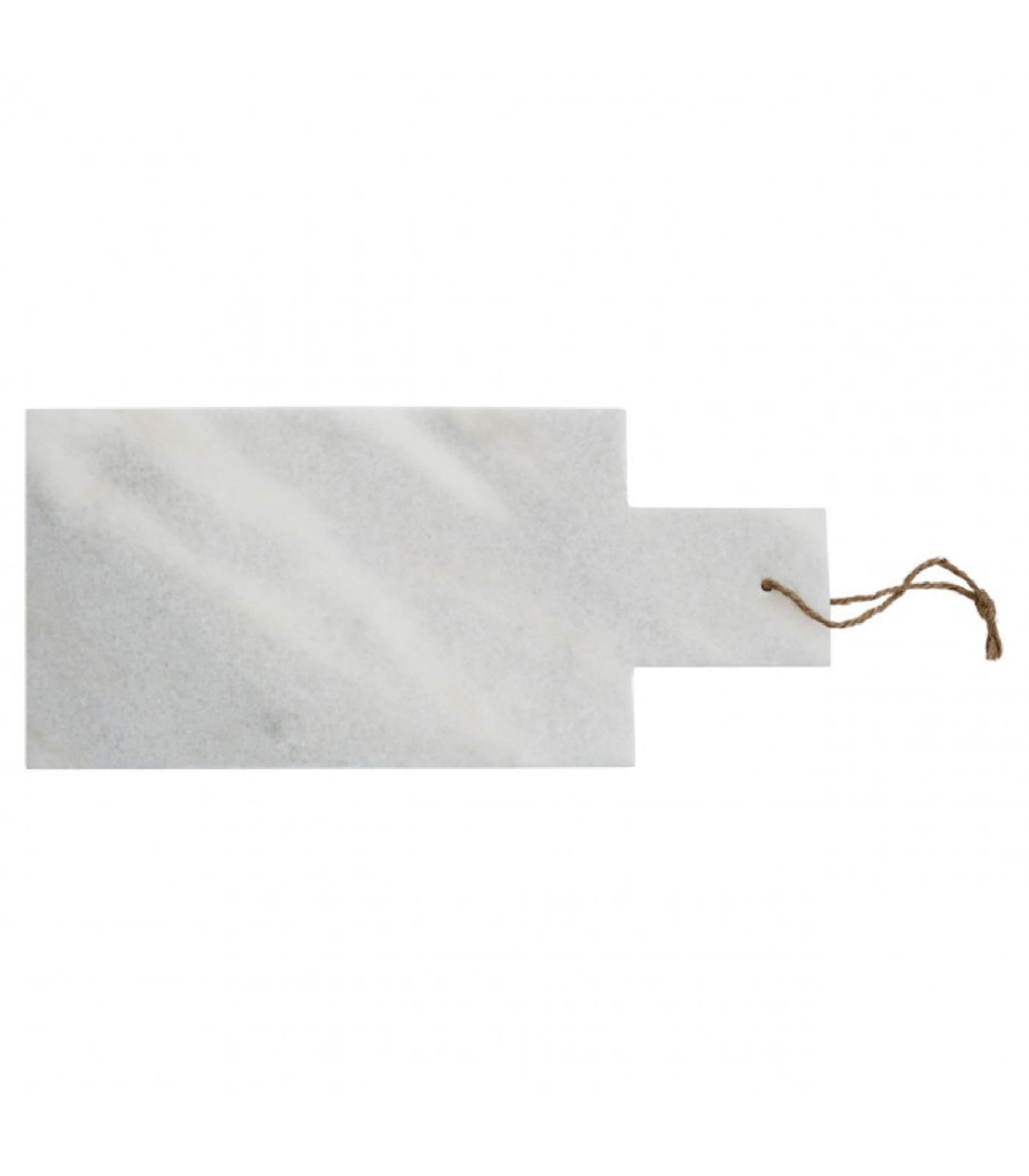 Planche à découper - wadiga - rectangulaire en marbre blanc 40x18cm_0