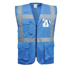 Portwest - Gilet de sécurité EXECUTIVE IONA HV Bleu Roi Taille M - M bleu 5036108214259_0