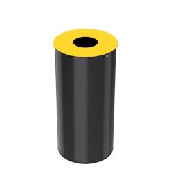 Rossignol - Poubelle de tri ouverture calibrée 50L NEOTRI - jaune - jaune métal 52301_0