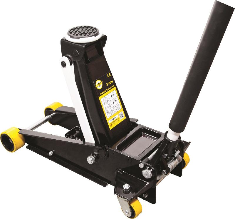 SODISE - Cric rouleur 3 tonnes - Double piston, roues en polyuréthane, hauteur maxi 480 mm - Ref 15537_0