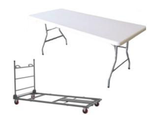 Tables Polypro + chariot - Offre promotionnelle_0