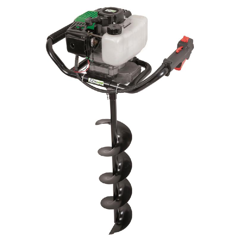 Tarière thermique 51,7cc - 1,5kW - Modèle PRTARTH2 avec mèche Ø15 cm x 80 cm en acier laqué_0