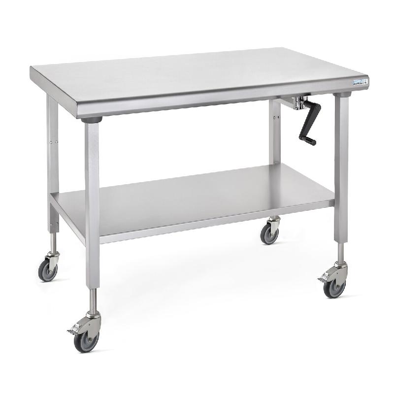 Tournus TABLE INOX CENTRALE MOBILE 