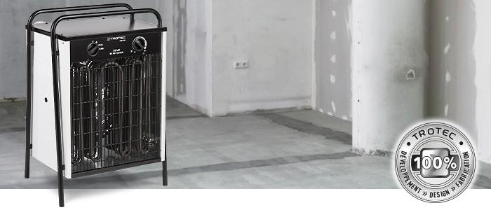 Appareil de chauffage électrique TDS 120 - 30 kW - Thermostat intégré - Trotec_0