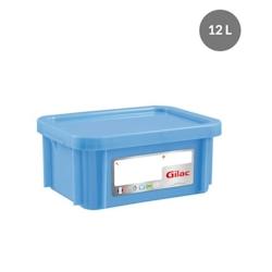 Bac HACCP rectangulaire GILAC 12 L  avec couvercle - 3006291564648_0