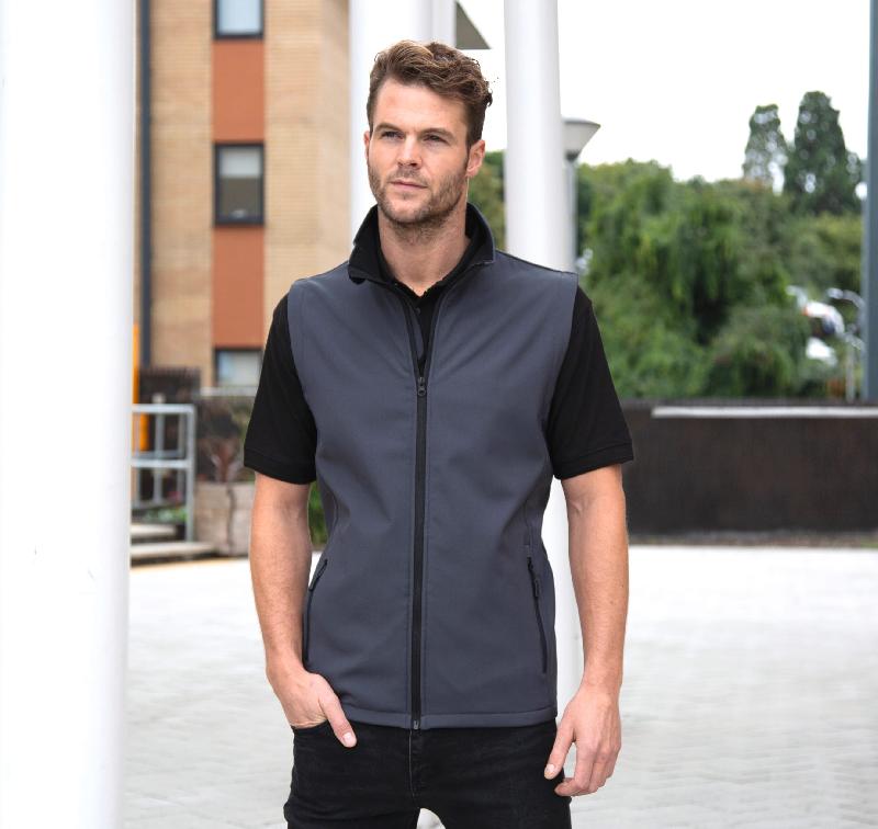 Bodywarmer Softshell Homme Printable - Résistant à l'eau, respirant et coupe-vent - Réf: R232M_0