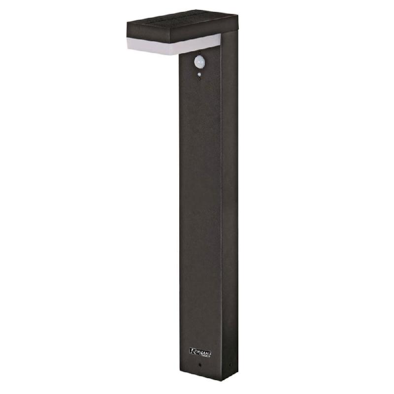 Borne solaire Elina - 78cm sur pic avec détecteur - RIBIMEX - 3 intensités et corps inox IP44_0