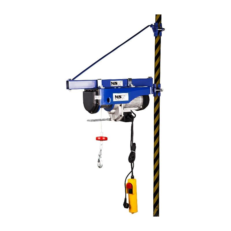 Bras de rotation pour palan treuil 1 000 kg - Potence 750 mm - Rotation 180° - Réf. 3414047_0