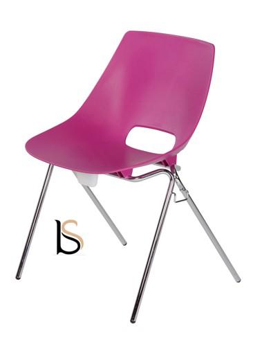 Chaise polyvalente en polypropylene pull - noir, avec accroche_1