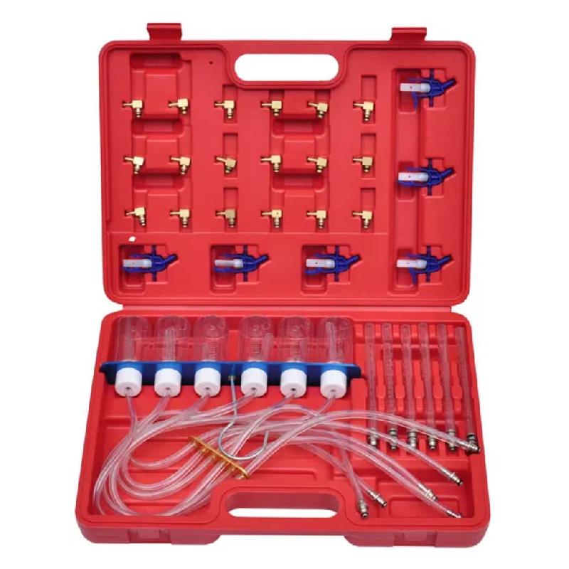 Débitmètre pour injecteur commun diesel - Jeu d'adaptateurs inclus - Référence 02_0004315_0