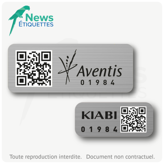 Étiquette industrielle en polyester 3M - Résistante à l'arrachage - Idéale pour les lieux recevant du public_0