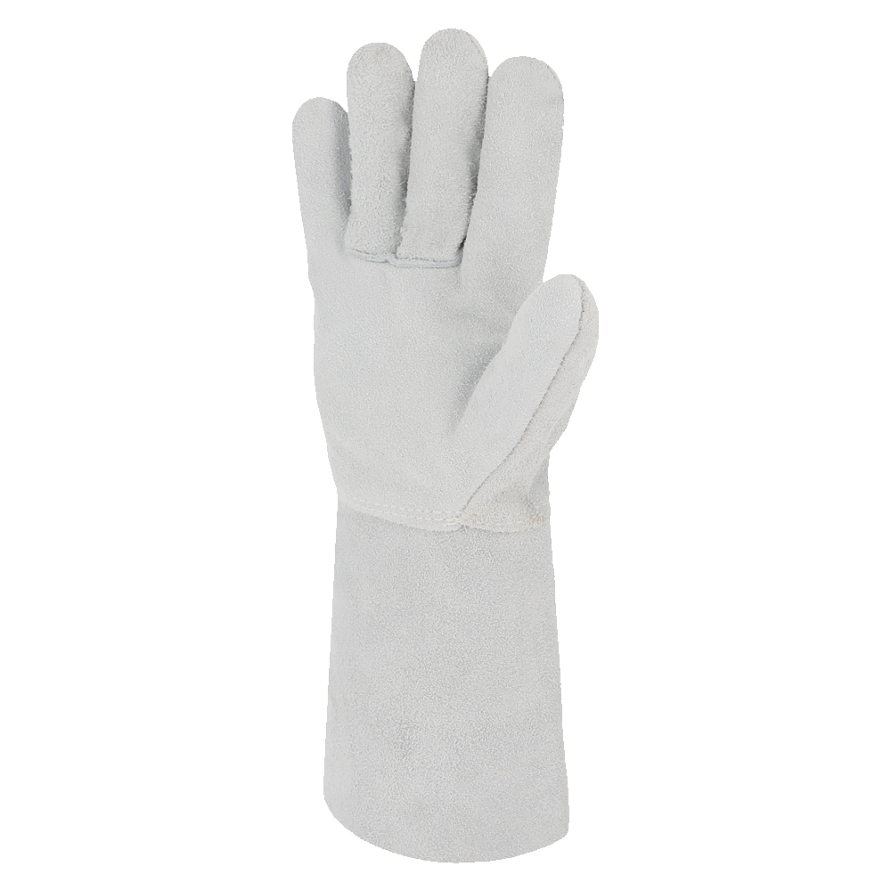 Gants de manutention et soudage en cuir tout croûte de bovin - Manchette 15 cm - Taille 10 - PMCM20 - Singer Safety_0