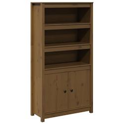 Helloshop26 - Buffet bahut commode armoire meuble de rangement organisateur cuisine salle de séjour salon haut 80 x 35 x 154 cm bois 02_0034759 - 300_0