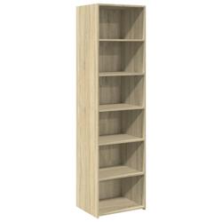 Helloshop26 - Buffet bahut commode armoire meuble de rangement organisateur cuisine salle de séjour salon haut sonoma 50 x 41 x 185 02_0034069 - 3000_0