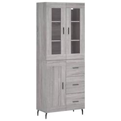 Helloshop26 - Buffet bahut commode armoire meuble de rangement organisateur cuisine salle de séjour salon haut sonoma 69,5 x 34 x 02_0035620 - 300021_0