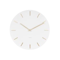 Horloge en métal Charme 45 cm Blanc Karlsson - blanc inox 8714302641978_0